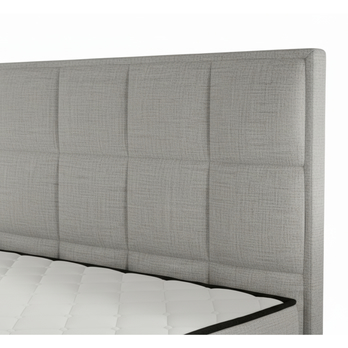 Postel s matrací JIMENEZ šedobéžová, 180x200 cm 4