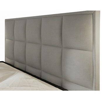 Postel s matrací JIMENEZ šedohnědá, 180x200 cm 4