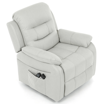 Relaxační křeslo JIMMY III světle šedá 10
