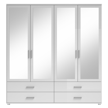 Šatní skříň JOANN bílá 4