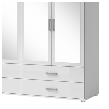 Šatní skříň JOANN bílá 5