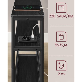 Odkládací stolek JOB 4 černá 4