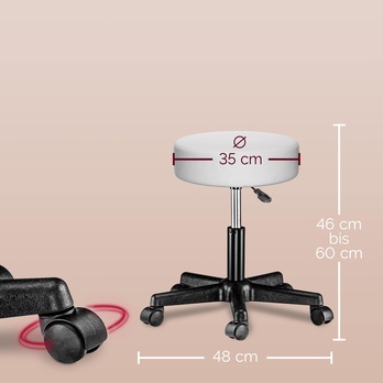 Toaletní stolek se stoličkou JOCELYN bílá 1