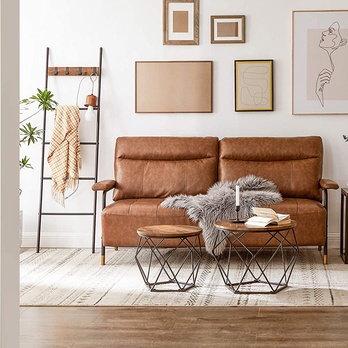 Set konferenčních stolků JOEN černá/hnědá, 2ks 5