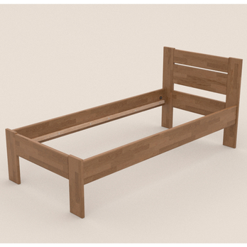 Postel JOHANA I dub/světlý ořech, 80x200 cm 2