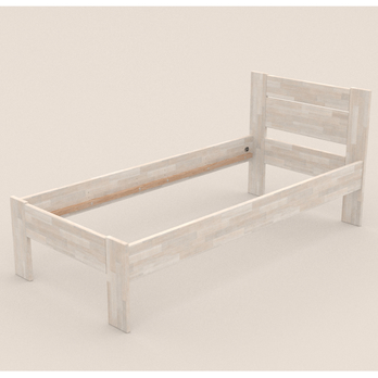 Postel JOHANA I buk/bílá, 90x200 cm 2