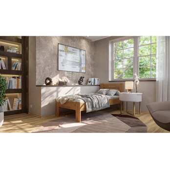 Postel JOHANA I dub/světlý ořech, 80x200 cm 1
