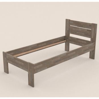 Postel JOHANA I buk/šedá, 100x200 cm 2