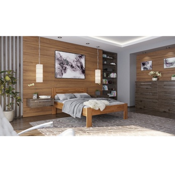 Postel JOHANA I dub/ořech světlý, 120x200 cm 1