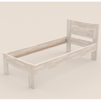 Postel JOHANA I buk/bílá, 80x200 cm 2