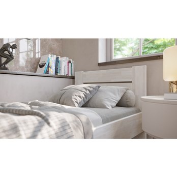 Postel JOHANA I buk/bílá, 100x200 cm 3