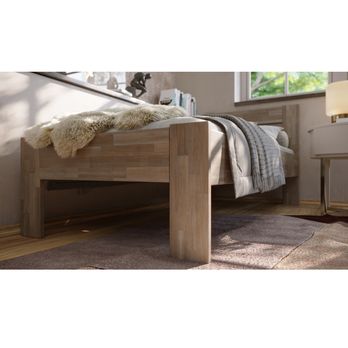 Postel JOHANA I buk/šedá, 100x200 cm 6