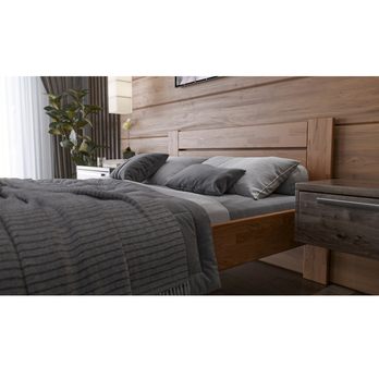 Postel JOHANA I dub/ořech světlý, 120x200 cm 2