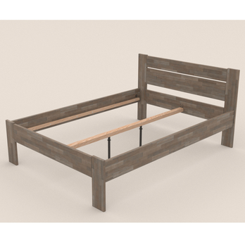 Postel JOHANA II buk/šedá, 140x200 cm 2