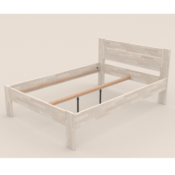 Postel JOHANA II buk/bílá, 140x200 cm 2