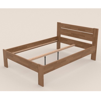 Postel JOHANA II dub/světlý ořech, 140x200 cm 2