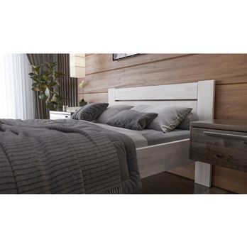 Postel JOHANA II buk/bílá, 140x200 cm 3