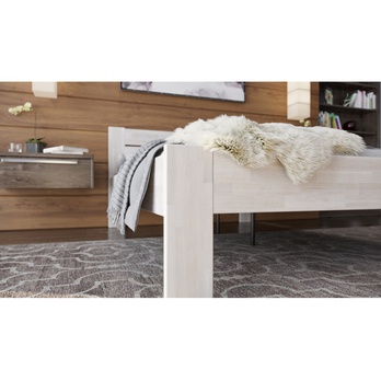 Postel JOHANA II buk/bílá, 140x200 cm 4