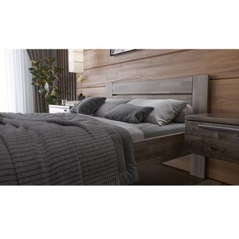 Postel JOHANA II buk/šedá, 140x200 cm 6