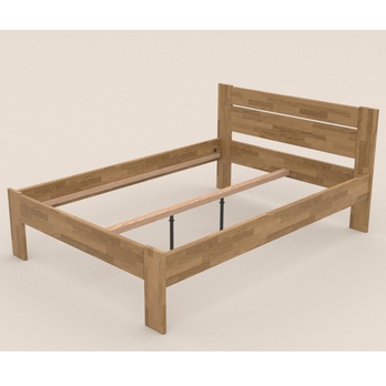 Postel JOHANA II dub, 140x200 cm 2