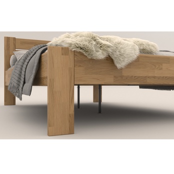 Postel JOHANA II dub, 140x200 cm 3