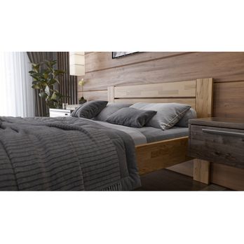 Postel JOHANA II dub, 140x200 cm 4