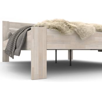 Postel JOHANA II buk/bílá, 160x200 cm 3