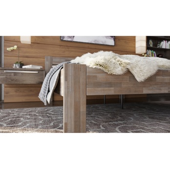 Postel JOHANA II buk/šedá, 180x200 cm 4