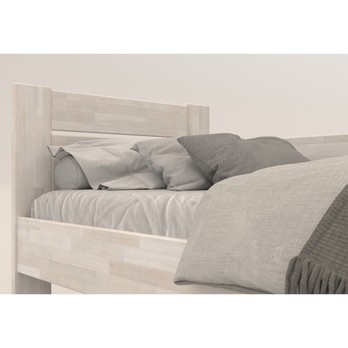 Rohová postel JOHANA pravá, buk/bílá, 80x200 cm 5