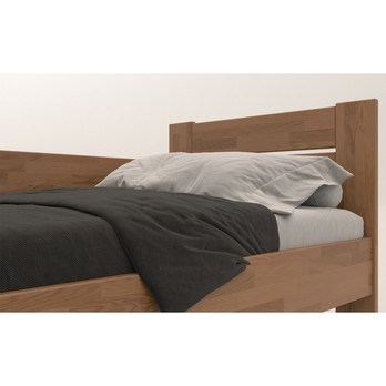 Rohová postel JOHANA levá, dub/světlý ořech, 80x200 cm 4