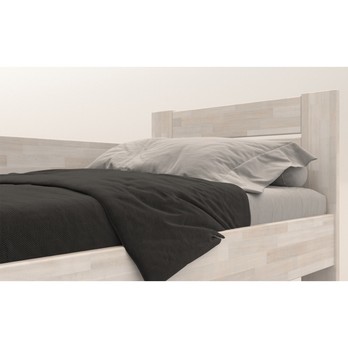 Rohová postel JOHANA levá, buk/bílá, 90x200 cm 4