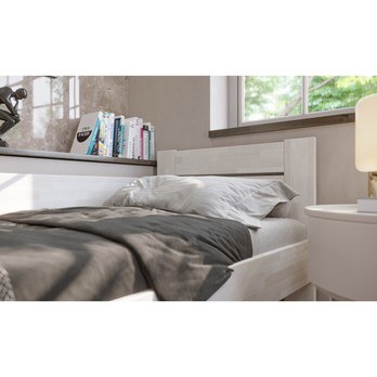 Rohová postel JOHANA levá, buk/bílá, 90x200 cm 6