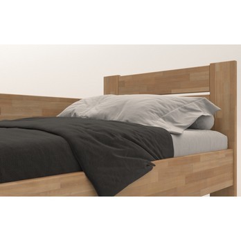 Rohová postel JOHANA levá, buk/přírodní, 100x200 cm 5