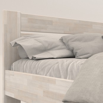 Rohová postel JOHANA pravá, buk/bílá, 120x200 cm 4