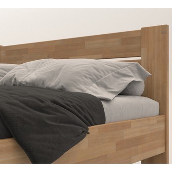 Rohová postel JOHANA levá, buk/přírodní, 120x200 cm 3