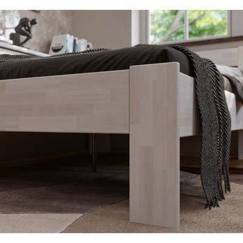 Rohová postel JOHANA levá, buk/bílá, 120x200 cm 5