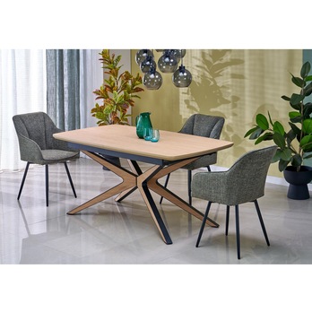 Jídelní stůl JOMIS přírodní/černá 1