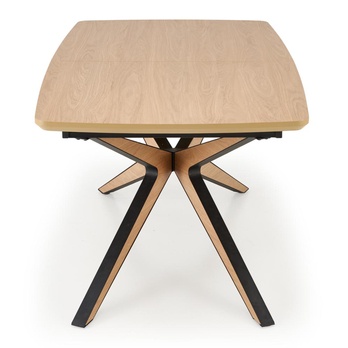 Jídelní stůl JOMIS přírodní/černá 6