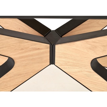 Jídelní stůl JOMIS přírodní/černá 7