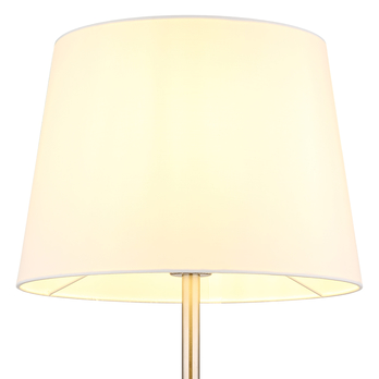 Stojací lampa JORIS bílá/nikl 4