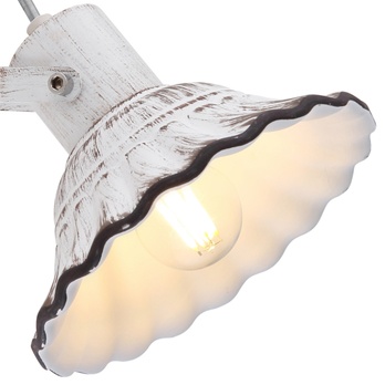 Nástěnné svítidlo JOWITA 1 bílá/černá keramika 1