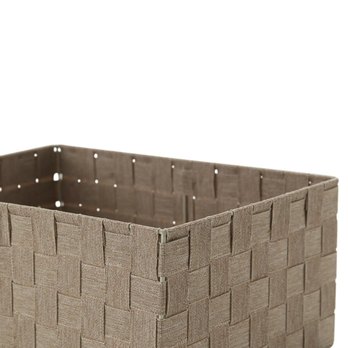 Sada úložných boxů JULIETTE hnědá, sada 3 ks 4