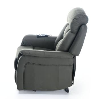 Relaxační TV křeslo KACIE tmavě šedá 3