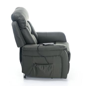 Relaxační TV křeslo KACIE tmavě šedá 4