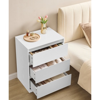 Komoda KAILYN bílá, 3 zásuvky 2