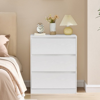 Komoda KAILYN bílá, 3 zásuvky 1