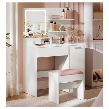 Toaletní stolek KAILYN bílá 1