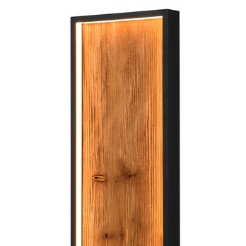Stojací lampa KALEA černá/přírodní 1