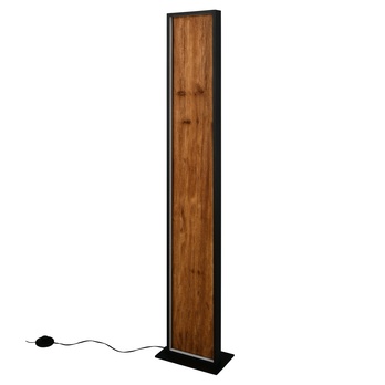 Stojací lampa KALEA černá/přírodní 2