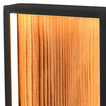 Stolní lampa KALEA černá/přírodní 1